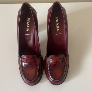 Prada Heeled Loafer Size 40